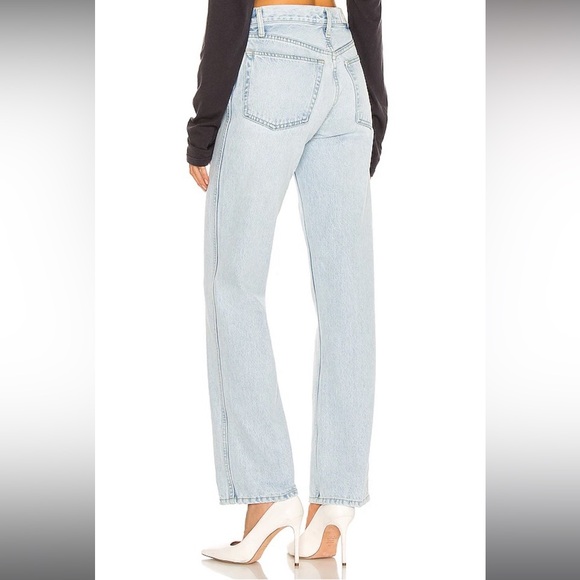 RE/DONE Originals 90s High Rise Loose in Perfect Light Indigo size 26 - Picture 3 of 10